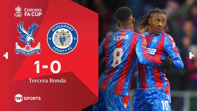 ◆FA杯◆3回戦 パレス×ｽﾄｯｸﾎﾟｰﾄ 開始4分鎌田の仕掛けの溢れをエゼが拾って決めた1点でパレス逃げ切り！