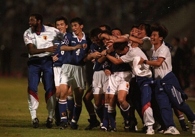 <W杯アジア予選を突破した日>輪の中心にはカズがいた…ジョホールバルでドーハ組はいかに振る舞ったか?