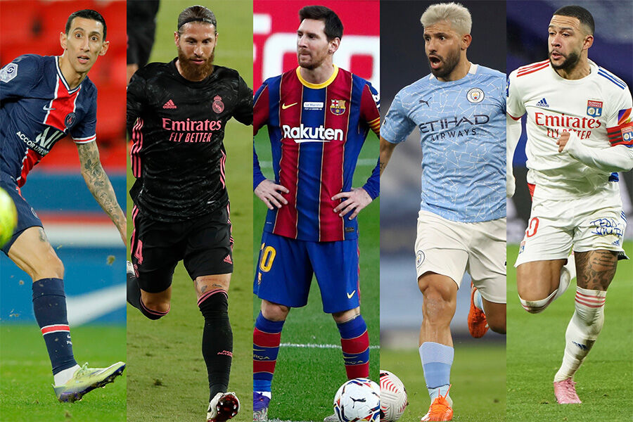 総市場価値は5億円 メッシら豪華陣容の 今夏 移籍金ゼロ ベスト11 を海外選出 サッカーニュースstation