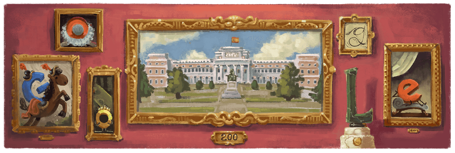 プラド美術館0周年 Googleトップページも特別イラストに変更 Societas ソキエタス