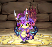 【パズドラ】 「闇の歴龍 カリラ」 クロムギドラがかわいい！！！