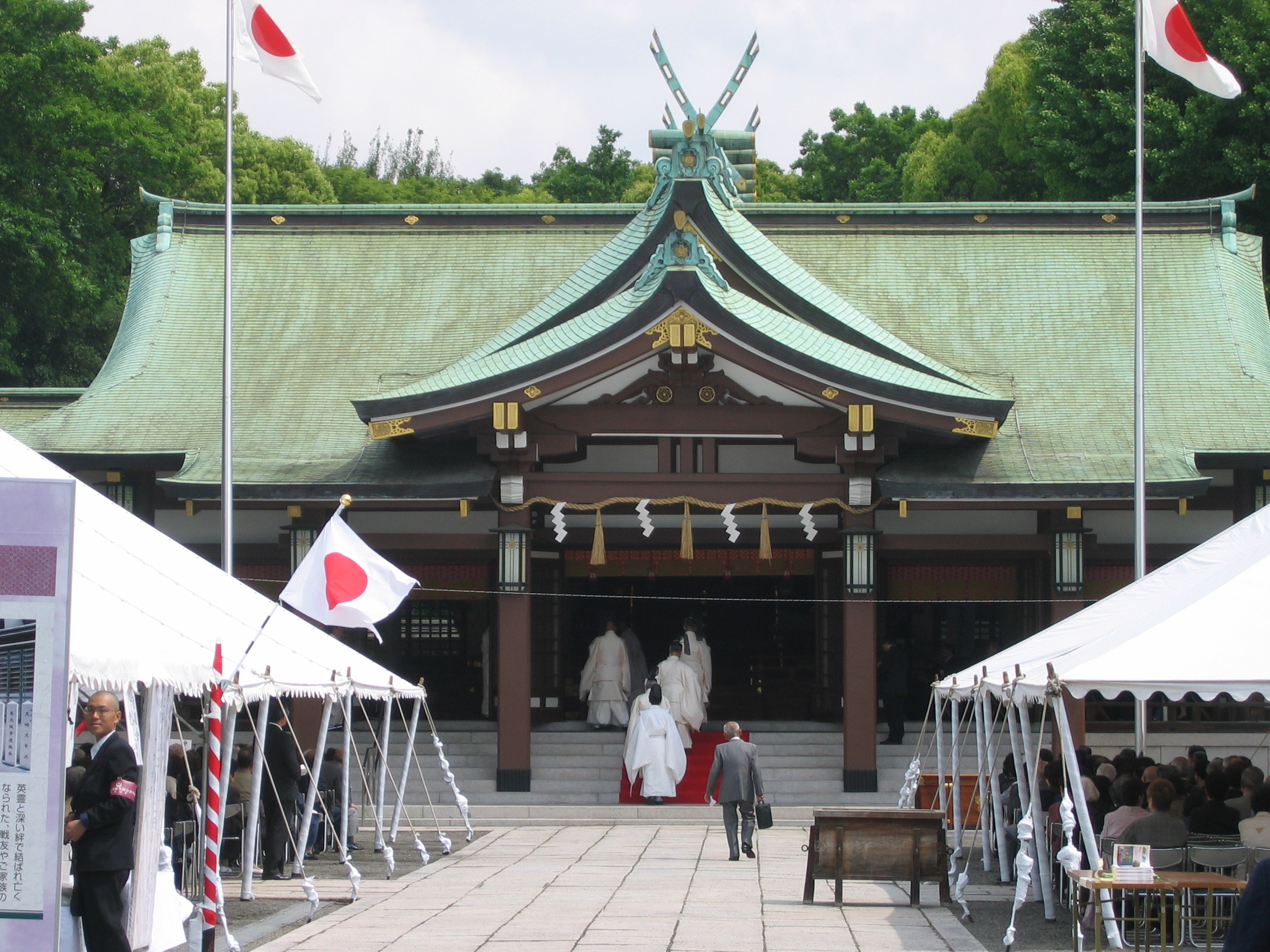 大阪護国神社春季例大祭助勤奉仕 脳天氣なプチナショ