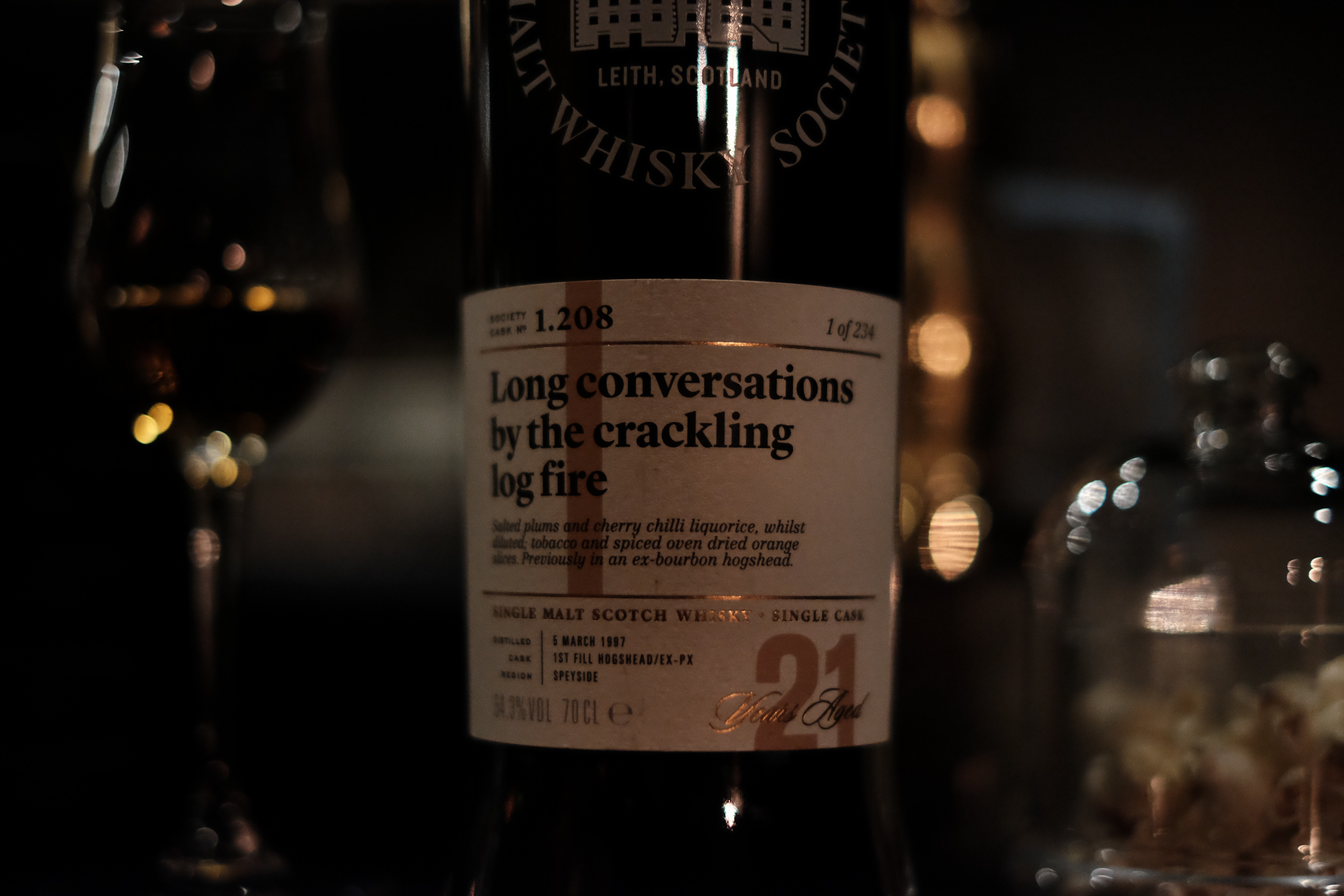 SMWS 1.208 GLENFARCLAS 1997 21y : どうしようもない私が歩いてゐる
