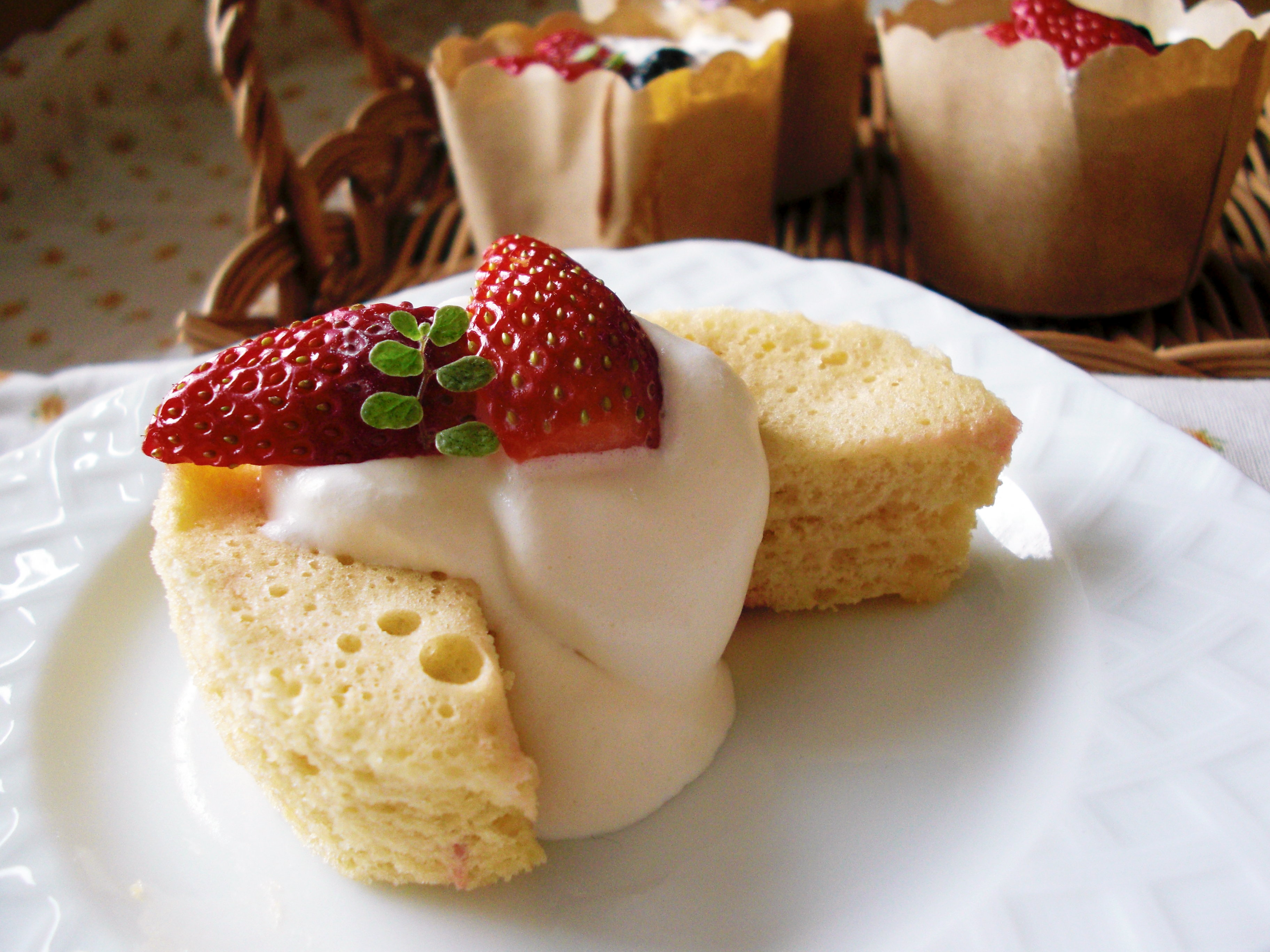 レンジでふわふわスポンジケーキ 暮らしを綴りましょう ｂｙ ｓｏｆｙ