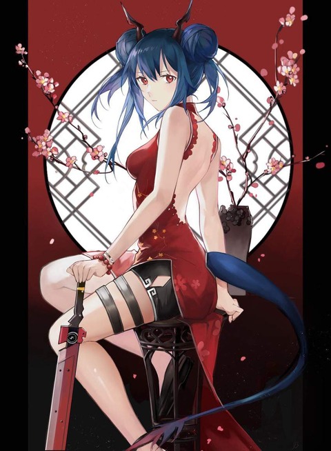hentai_Arknights-chen-erotic-images_illustration11