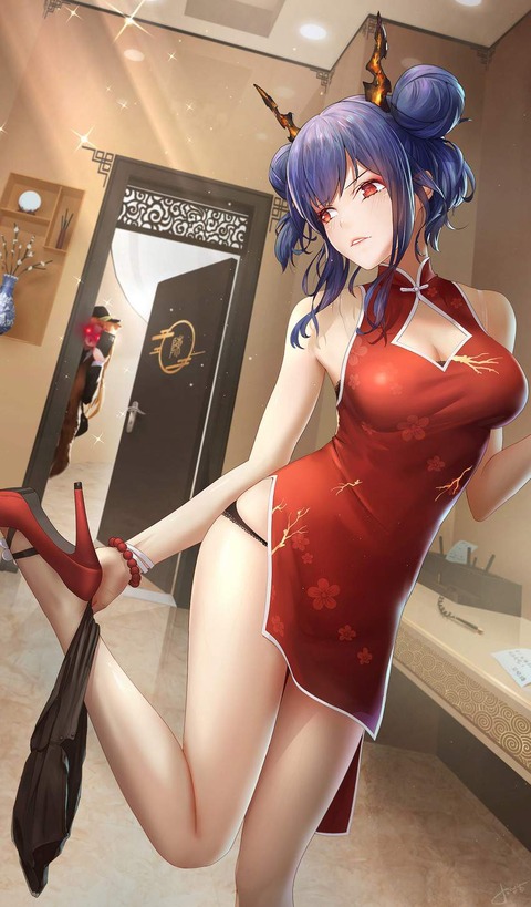 hentai_Arknights-chen-erotic-images_illustration5