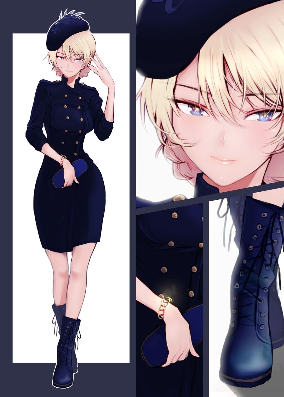 ガールズ&パンツァーキャラ剥ぎコラ ダージリン