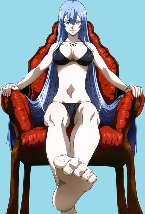 アカメが斬る 氷の女王 エスデス様のエロ画像 剥ぎコラ 二次エロ画像専門チャンネル