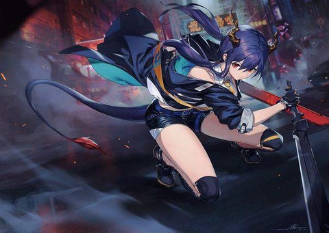 hentai_Arknights-chen-erotic-images_illustration43