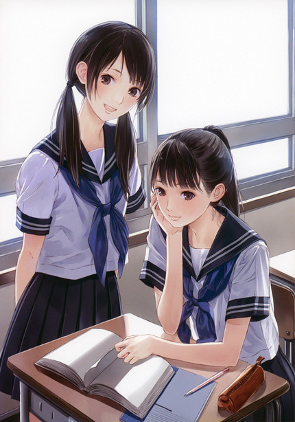 クラスメイトの女子が全員痴女だったら、っていうエロ画像：にじ 24