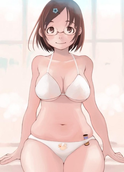 メガネをかけた女の子のエロ画像 13