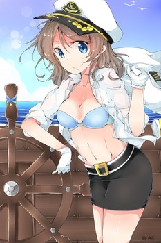 アニメ：「ラブライブ！サンシャイン!!」渡辺曜ちゃんの抱き心地良さそうなムチムチボディと巨乳おっぱい（二次エロ画像） 30