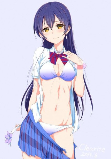 青い髪の女の子がエッチな体験してる二次エロ画像０７ 4
