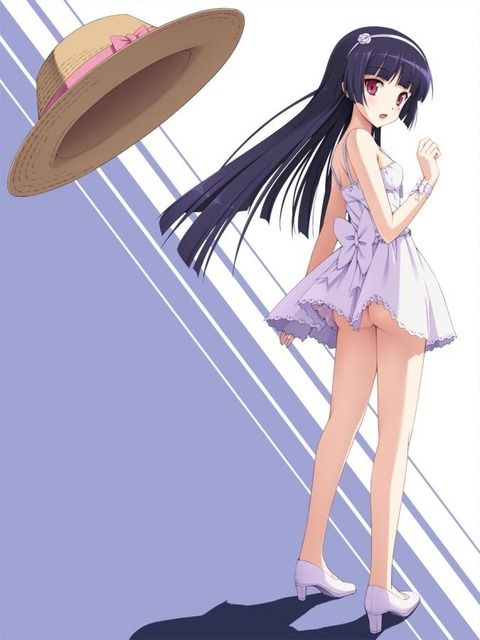 （下着 パンツ）スカッとさわやかノーパン女子の二次エロ画像まとめ 31