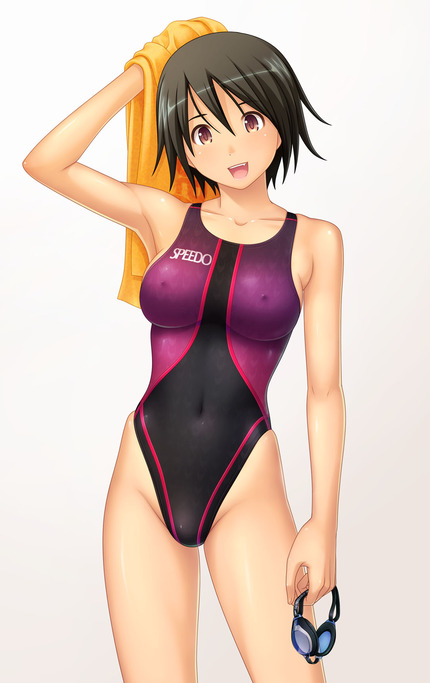 水着：競泳水着、スク水の女の子画像 25