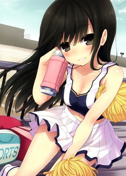 チアガールコスが可愛すぎるえっちな美少女の二次えろ画像まとめ 17