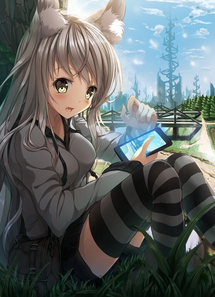 モンムス：獣耳娘、色んな獣の耳がついてる女のこのエロ画像 PART 15 14