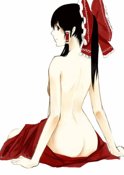 エロい背中の女の子