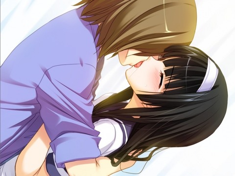 エッチにキスしてるかわいい画像 19