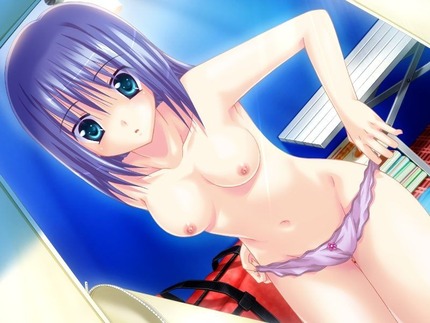 青い髪の女の子がエッチな体験してる二次エロ画像２０ 4