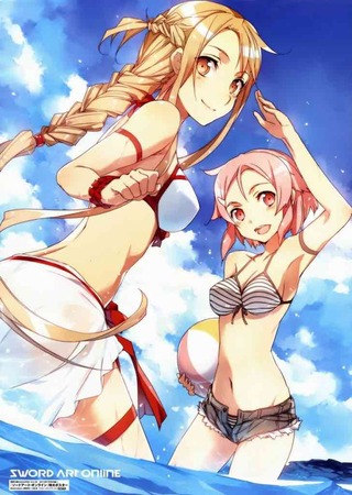 SAO：「ソードアートオンライン」の結城明日奈 （アスナ）との甘いエッチしてるエロ画像 54