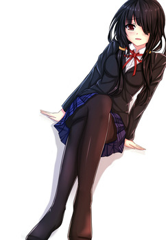 頬ずりしたくなるパンスト美少女の二次エロ画像 20