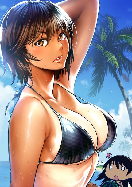 いやらしい日焼けした女の子グラビア 4