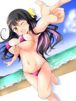 ２つのたわわなおっぱいぶら下げてヨガる女の子：二次エロ画像まとめ 4