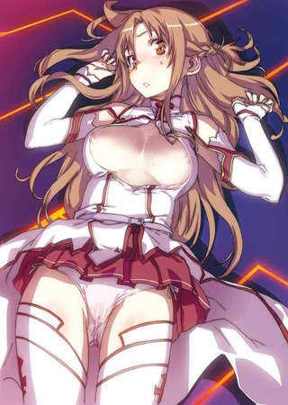 SAO：「ソードアートオンライン」の結城明日奈 （アスナ）との甘いエッチしてるエロ画像 85