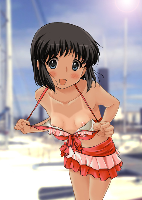 （日焼け）日焼けのコントラストがエロい画像 17