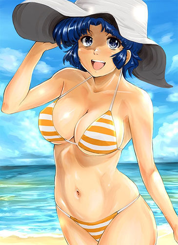 水着：写真っぽいビキニの女の子の二次エロ画像まとめ 3