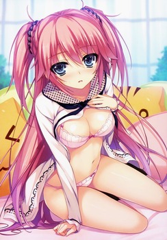 たくし上げておっぱいとかパンツ（アソコ）を見せてくれる淫乱美少女 16