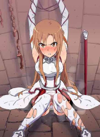 SAO：「ソードアートオンライン」の結城明日奈 （アスナ）との甘いエッチしてるエロ画像 29