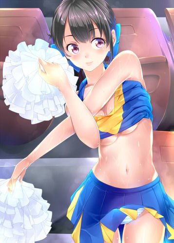 彼女にした二次の女の子とお互い裸で見つめ合うと興奮するよな？（エロ画像） 35