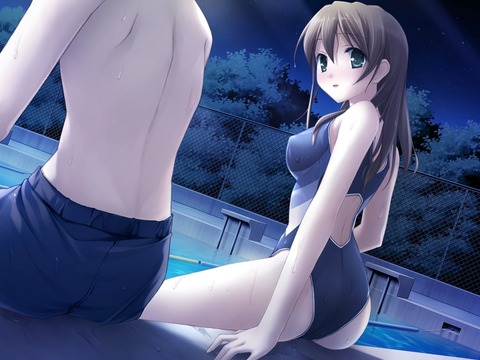 (水着)ビキニの女の子のぬける画像09