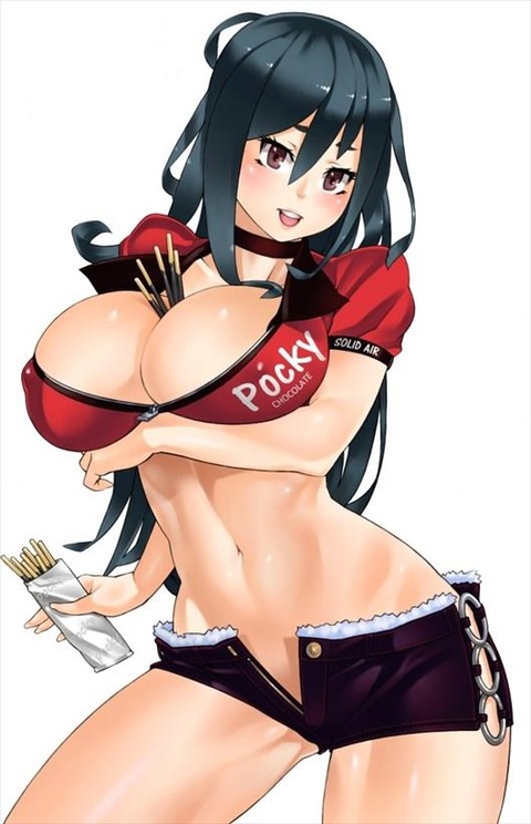 おっぱいがパツンパツンで困っちゃうくらい巨乳の女の子まとめ（二次エロ画像） 56