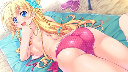 ぷりぷりのおしりは見てるだけで気持ちイイ(にじえろ画像)