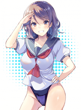 アニメ：「ラブライブ！サンシャイン!!」渡辺曜ちゃんの抱き心地良さそうなムチムチボディと巨乳おっぱい（二次エロ画像） 39