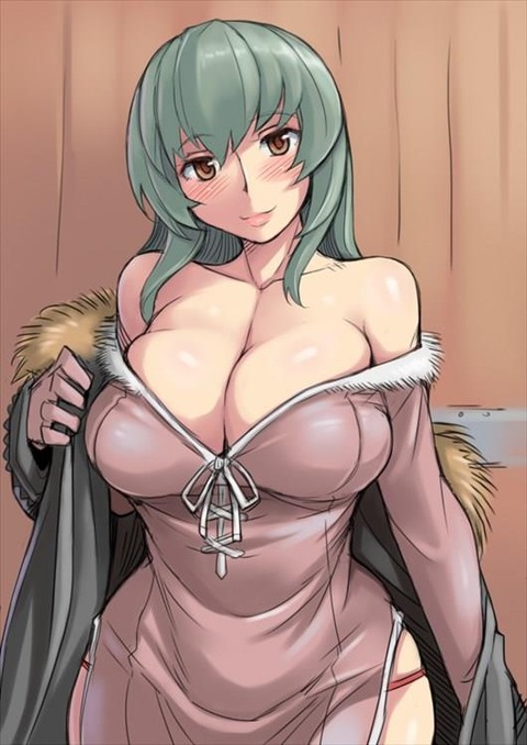 おっぱいがパツンパツンで困っちゃうくらい巨乳の女の子まとめ（二次エロ画像） 52