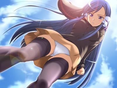 （ローアングル）低いところから女の子を見上げてるエロ画像０３ 17