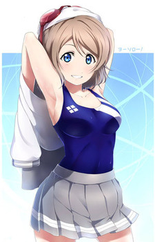 アニメ：「ラブライブ！サンシャイン!!」渡辺曜ちゃんの抱き心地良さそうなムチムチボディと巨乳おっぱい（二次エロ画像） 35