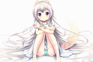体育座りでチョコんと座ってる女の子０３ 14