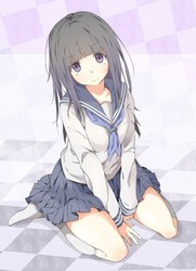 【癒しの二次】女の子のペタン座りのポーズとか太ももとかたまらんででしょ４ 27