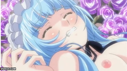 青い髪の女の子がエッチな体験してる二次エロ画像０７ 9