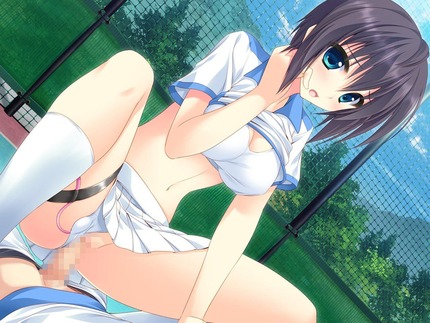 青い髪の女の子がエッチな体験してる二次エロ画像06