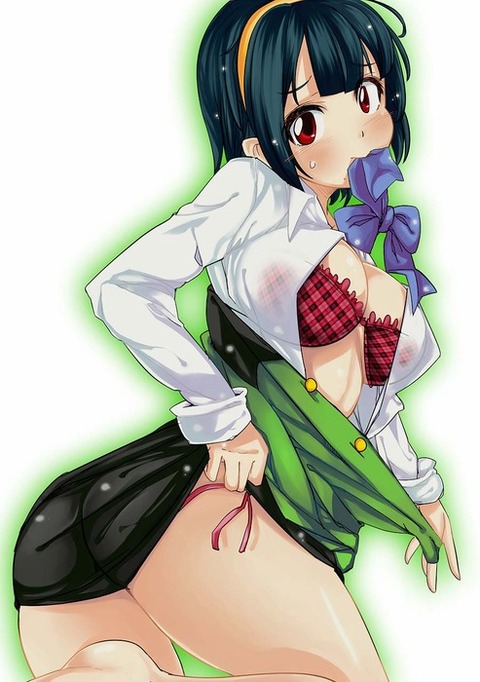 二次エロに下着はマストだなって思うエロ画像１０