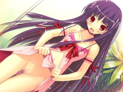 たくし上げておっぱいとかパンツ（アソコ）を見せてくれる淫乱美少女 14