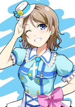 アニメ：「ラブライブ！サンシャイン!!」渡辺曜ちゃんの抱き心地良さそうなムチムチボディと巨乳おっぱい（二次エロ画像） 26