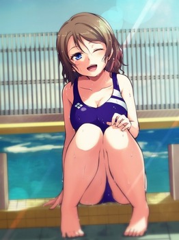 アニメ：「ラブライブ！サンシャイン!!」渡辺曜ちゃんの抱き心地良さそうなムチムチボディと巨乳おっぱい（二次エロ画像） 40