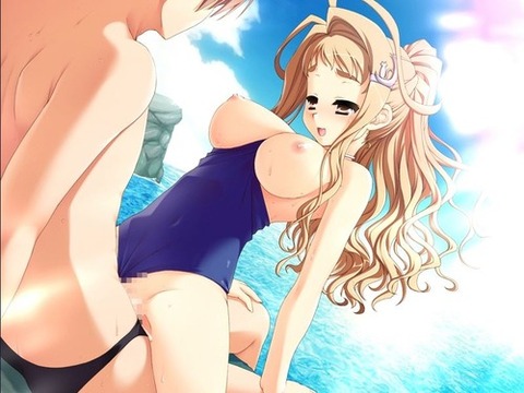 ガンガン突かれて気持ち良い表情してる女の子（挿入まとめ）二次エロ画像 30